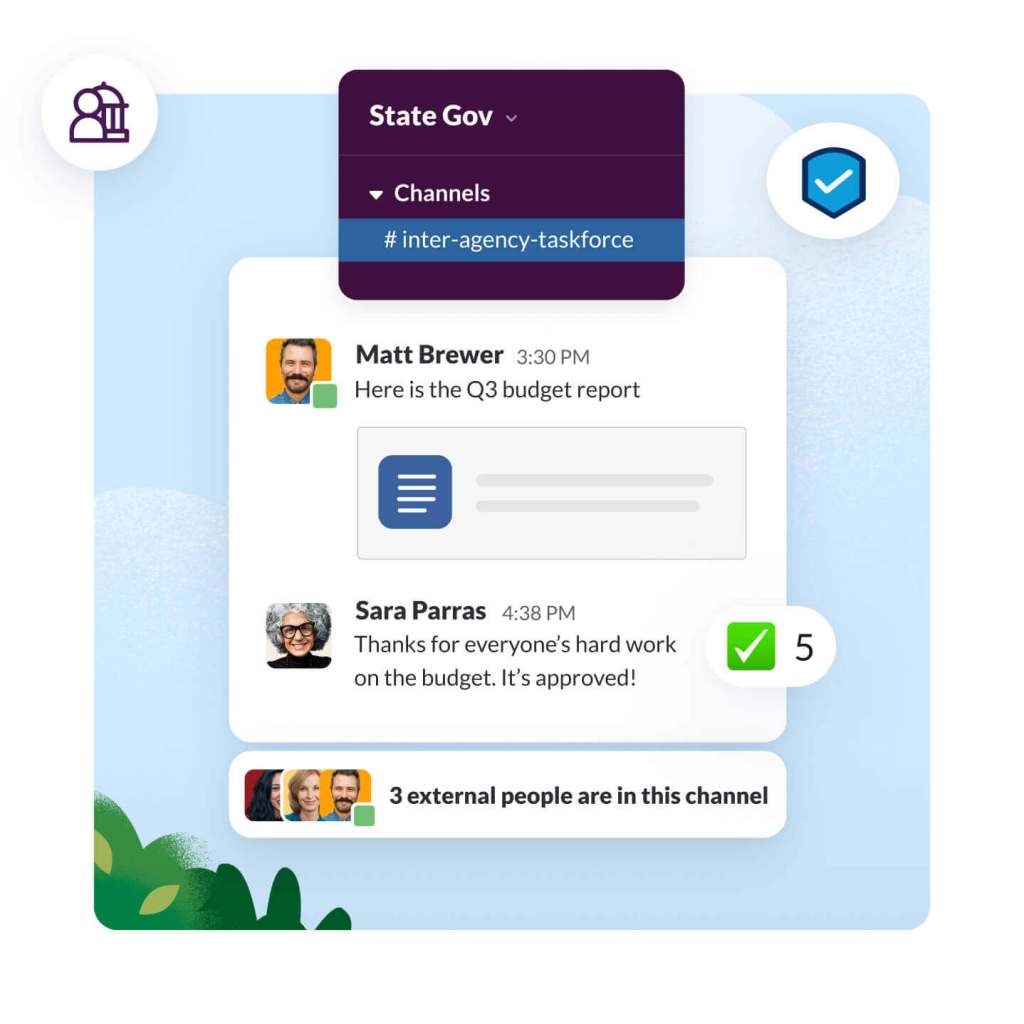 Application Notification Window for Slack Channels
