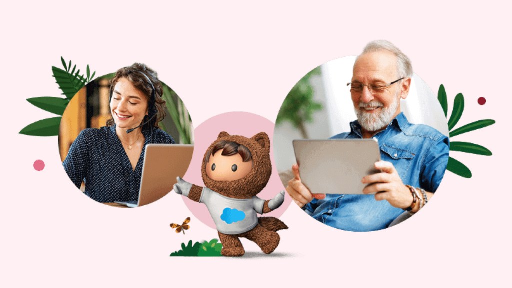 Astro with two professionals looking at tablets