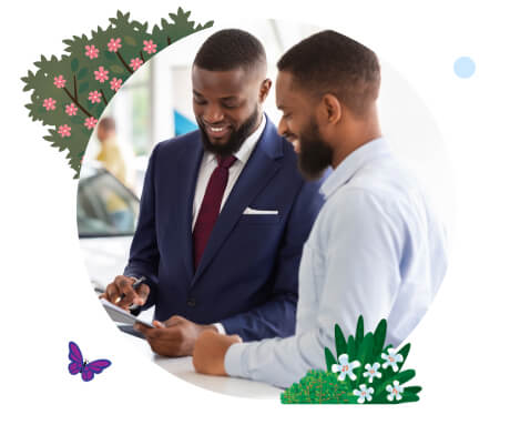 People working together in professional attire