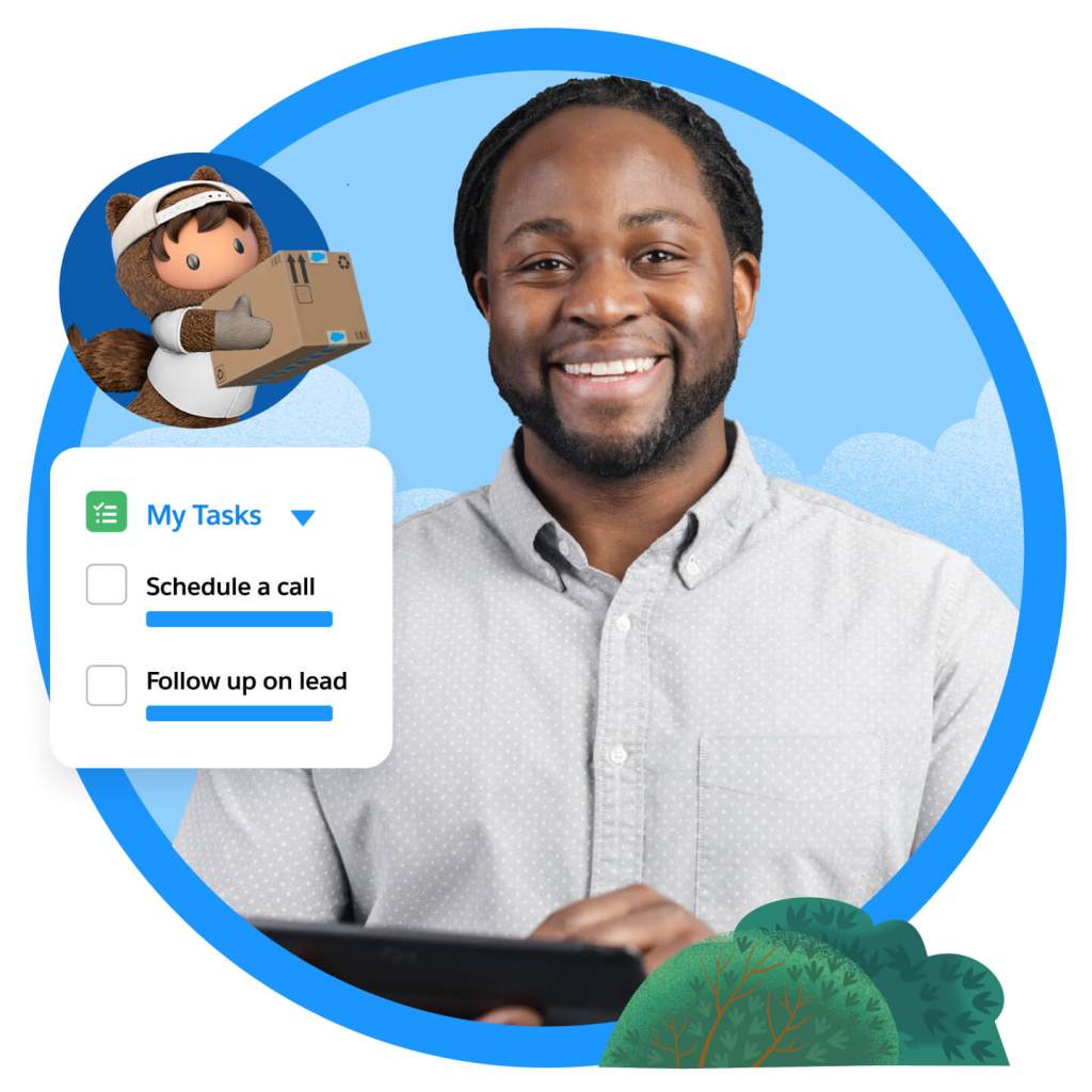 A small business owner