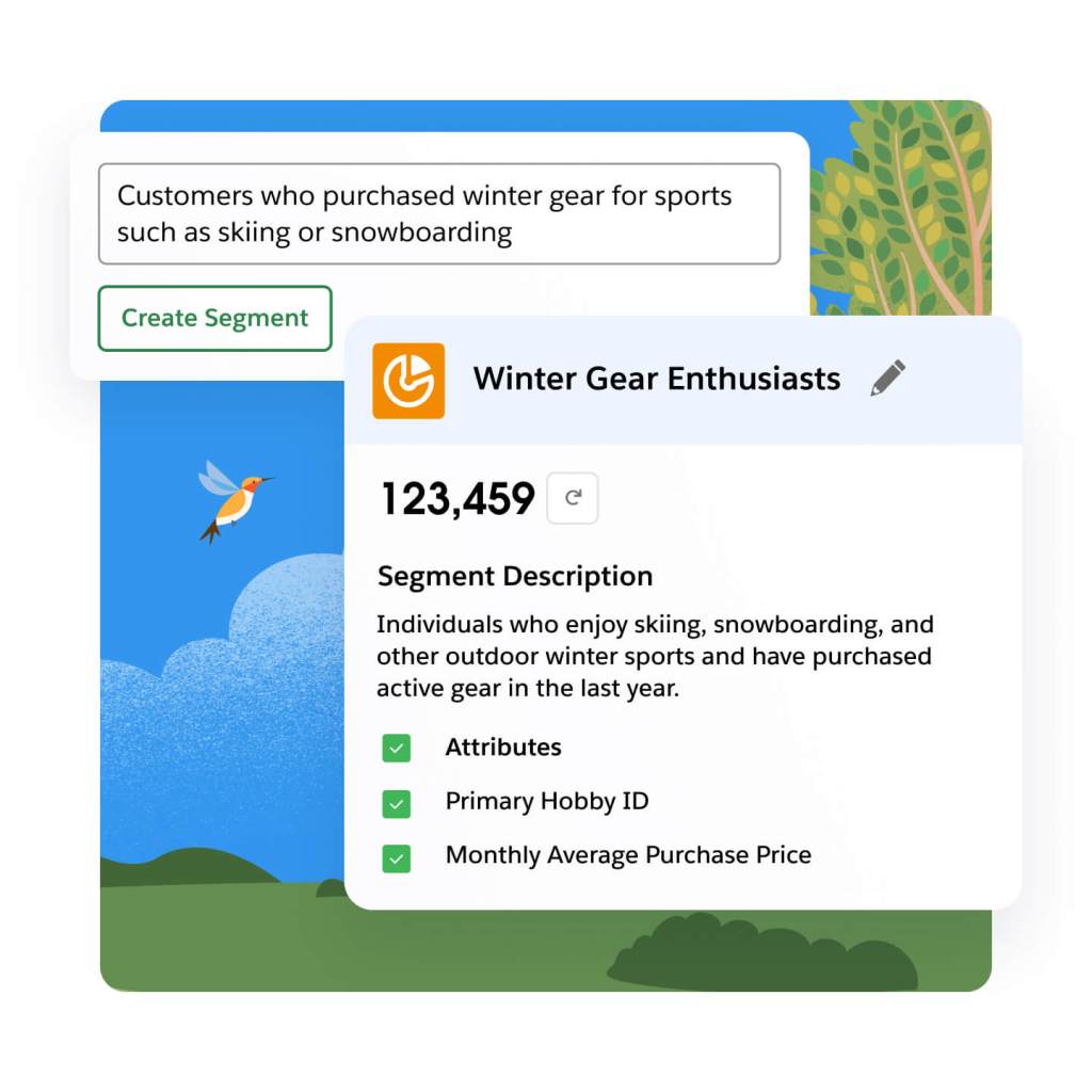 AI generated segment displaying "winter gear enthusiast."