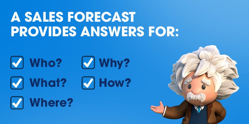 A Sales Forecast Provides Answers For: Who? Why? What? How? Where?