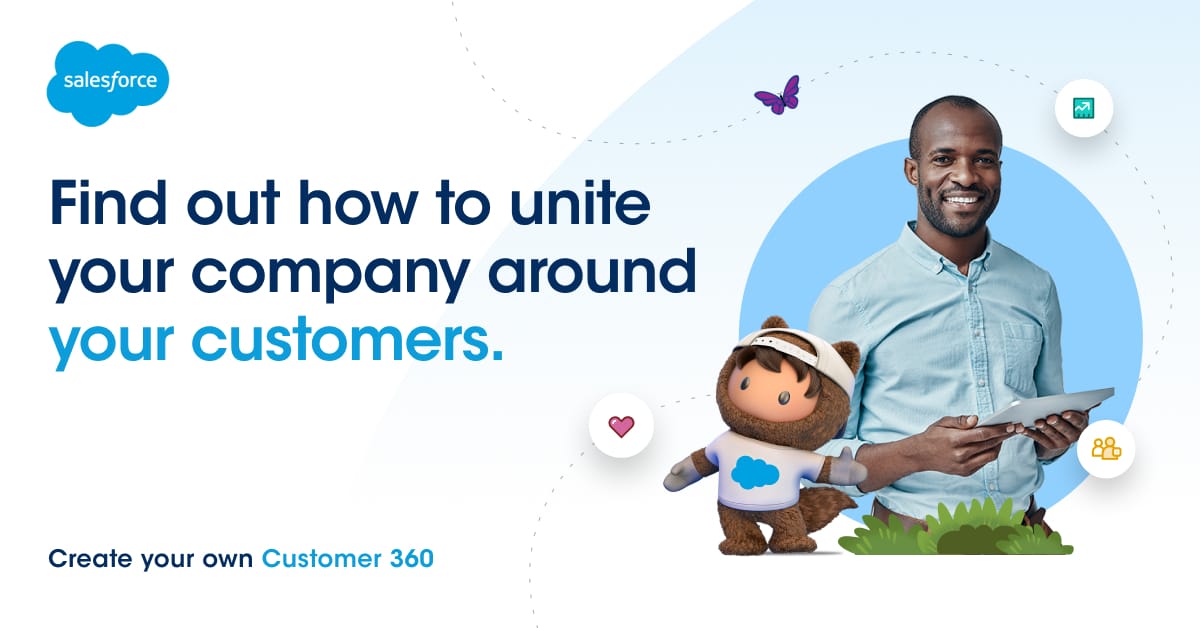 Image that says "Find out how to unite your company around your customers."