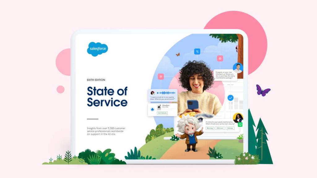 Cover of the Sixth Edition State of Service Report.