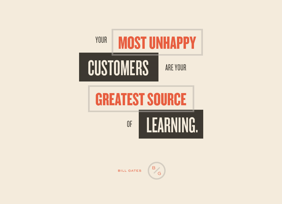 Unhappy customers 
