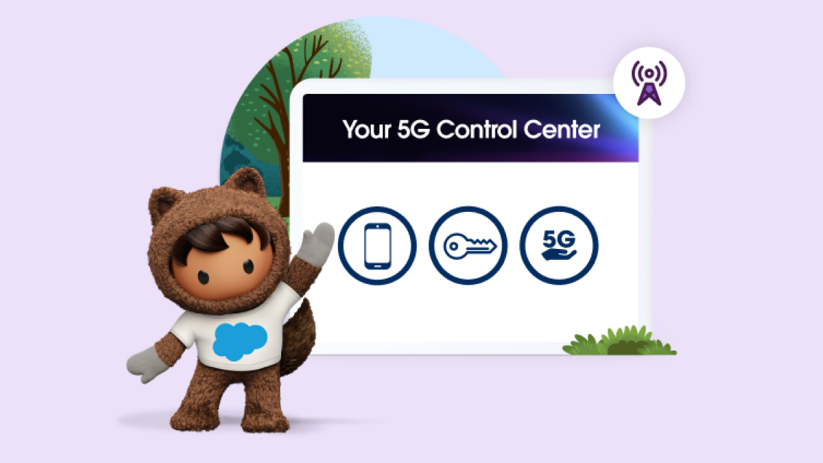 Astro and 5G control center on a tablet.