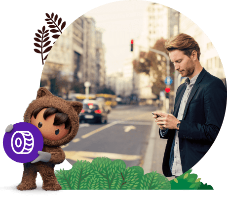 Person on mobile device