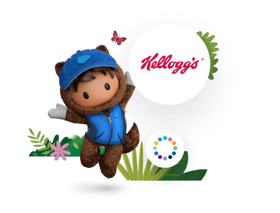 Kellogg's logo with jumping Astro.