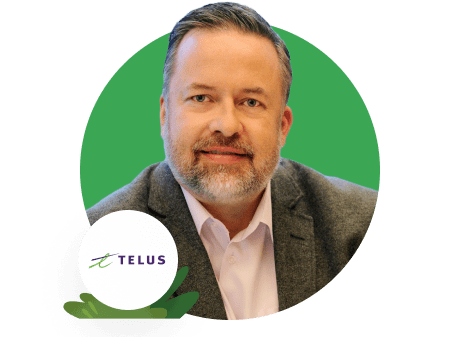 headshot of Geoff Pegg from Telus