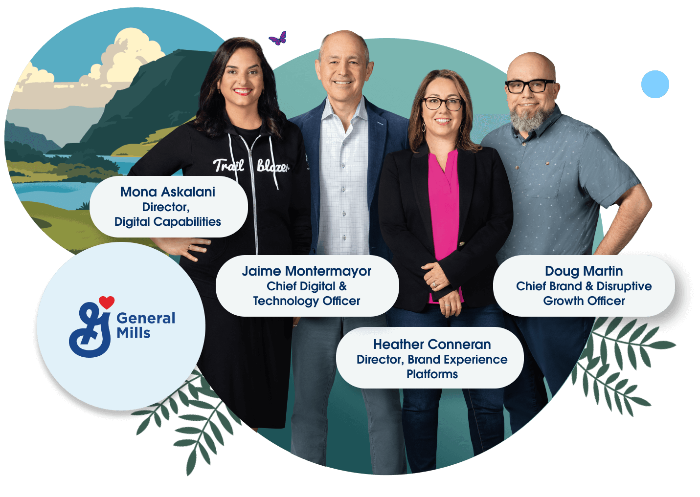 Notable members of the General Mills staff