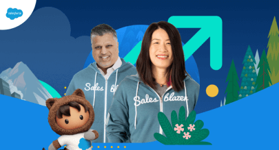 Astro with two persons on the Salesblazer movement