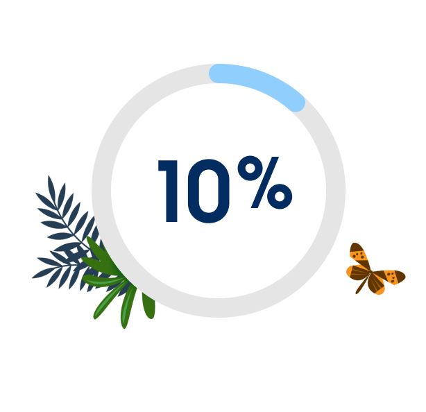 10%