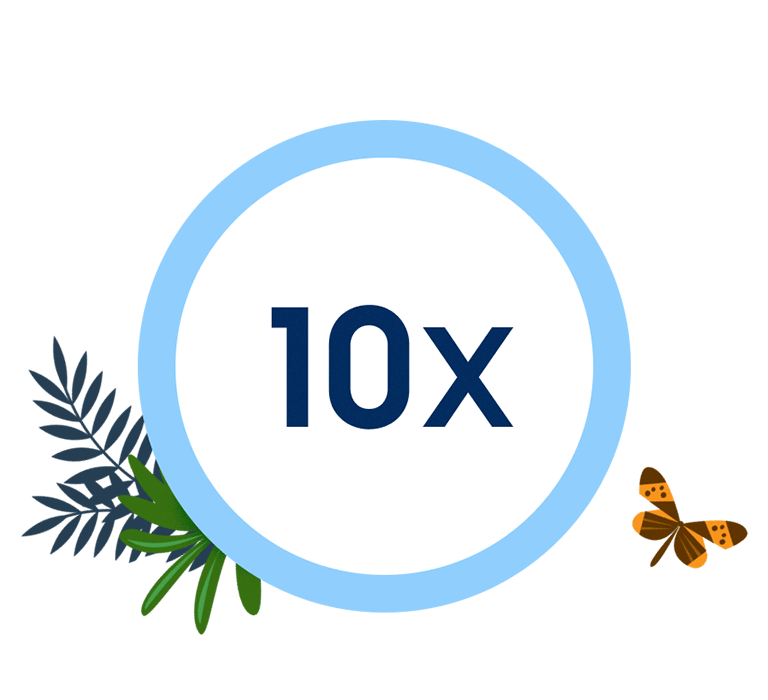 10x